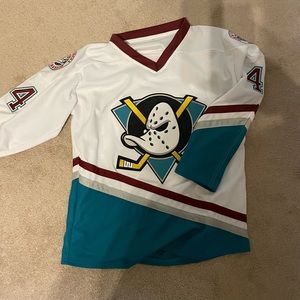 Vintage Mighty Ducks Fulton Reed jersey size small NWOT